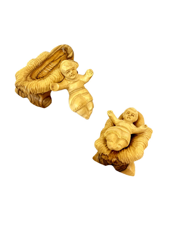 Gesù bambino con culla