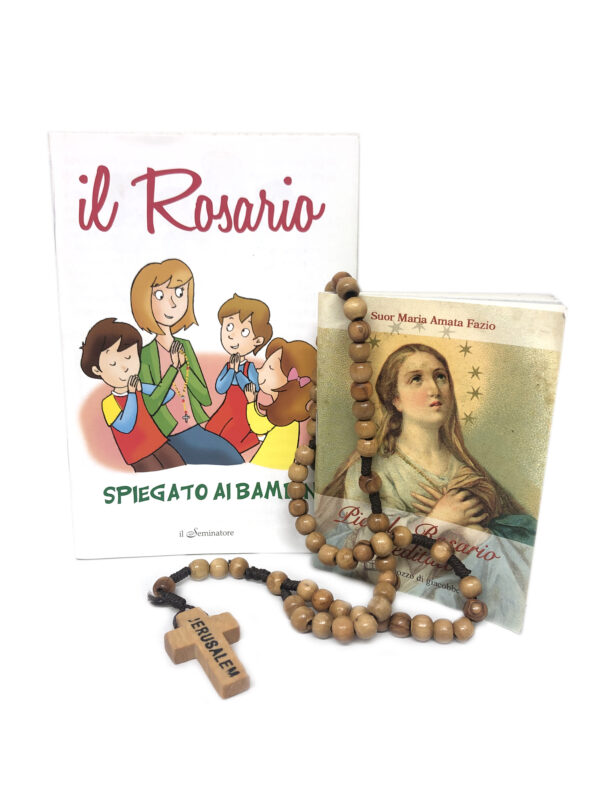 Libretti con Rosario + Rosario con croce